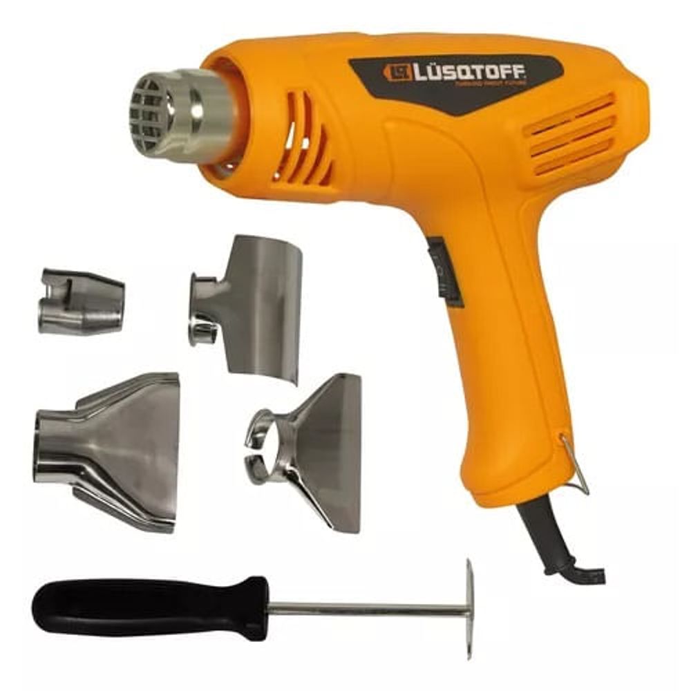 Pistola Calor 350-500 °c Lusqtoff Pcl1600-7 1600w Accesorios