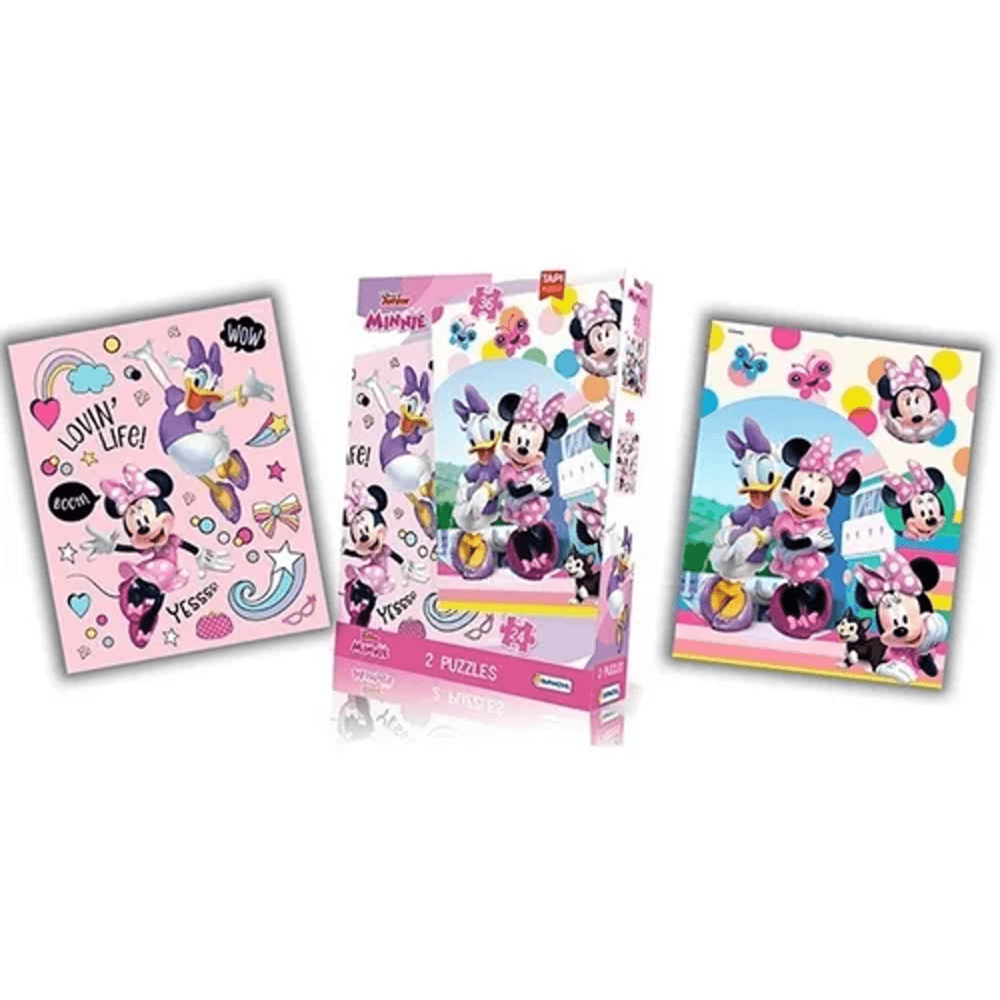 Rompecabezas Puzzle X 24 Y 36 Piezas Tapimovil Minnie y Daisy