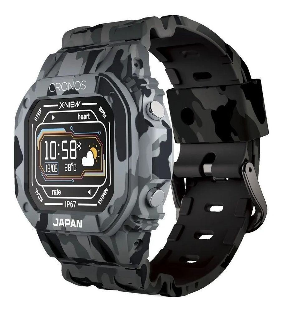 Xview Zen Cronos Japan Smartwatch Podometro Bt Cardio
