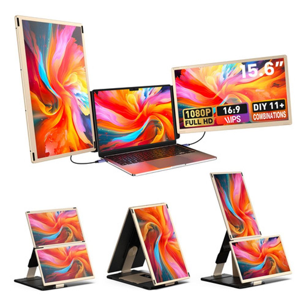 Extensor De Monitor Portátil De 15.6 Pulgadas Fhd 1080p Pa