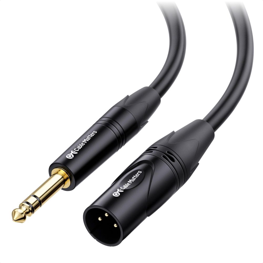 Cable TRS a XLR Macho Cable Matters 500014 10