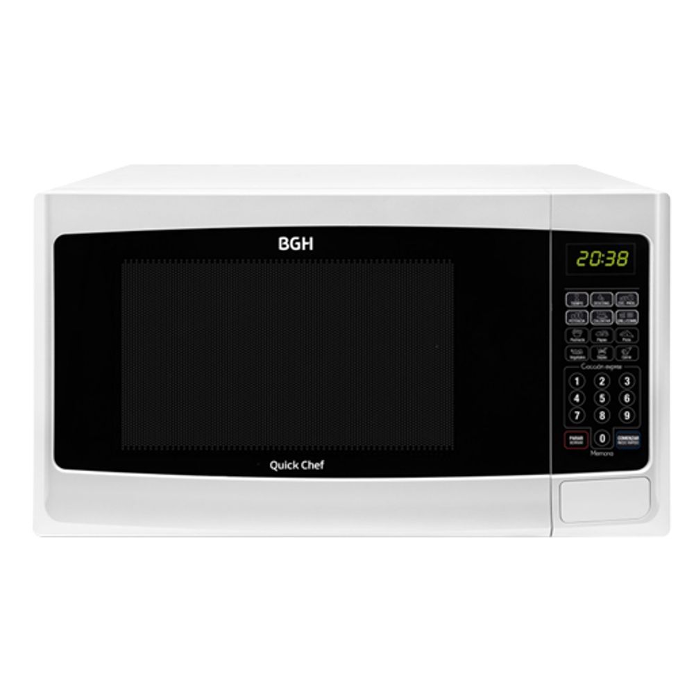 Microondas Grill BGH Quick Chef B228DB9 Blanco 28L 220V