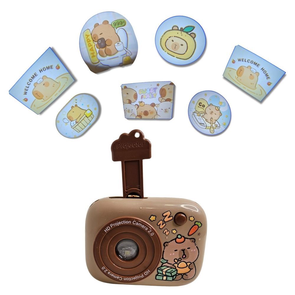 Mini Proyector Cámara Capibara Infantil Proyección Hd 2.0