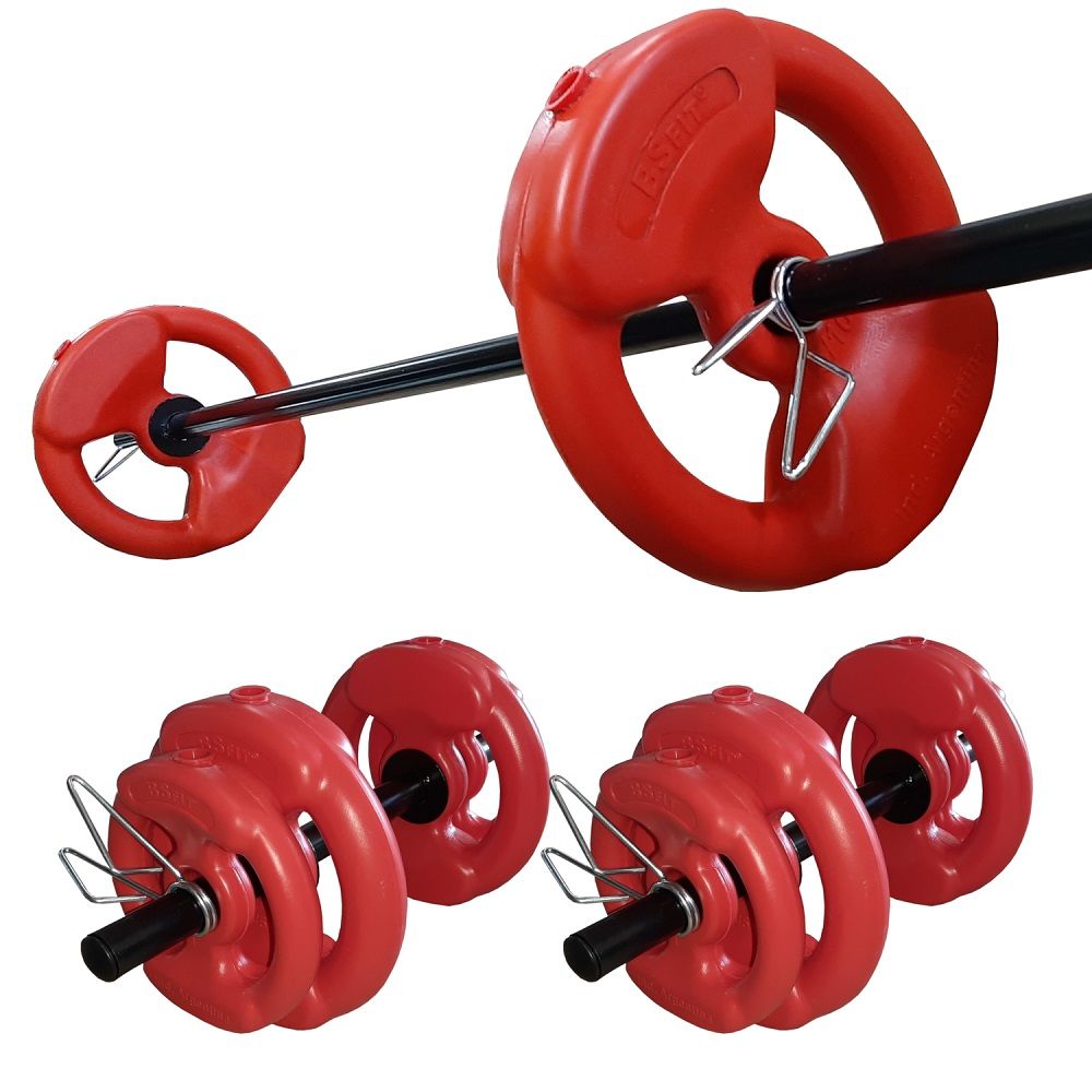 Athletic Works Mancuerna Con Barra 20 Kg Pesas Para Hacer