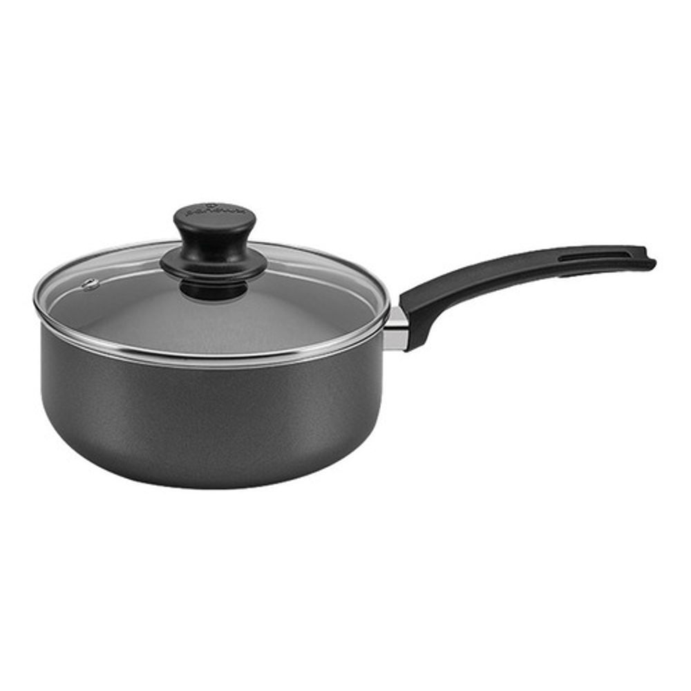 Cacerola Mini De Cerámica Tognana Lexa - 15 Cm Con Tapa, Apta Para Inducción, Lavavajillas Y Horno - Color Negro