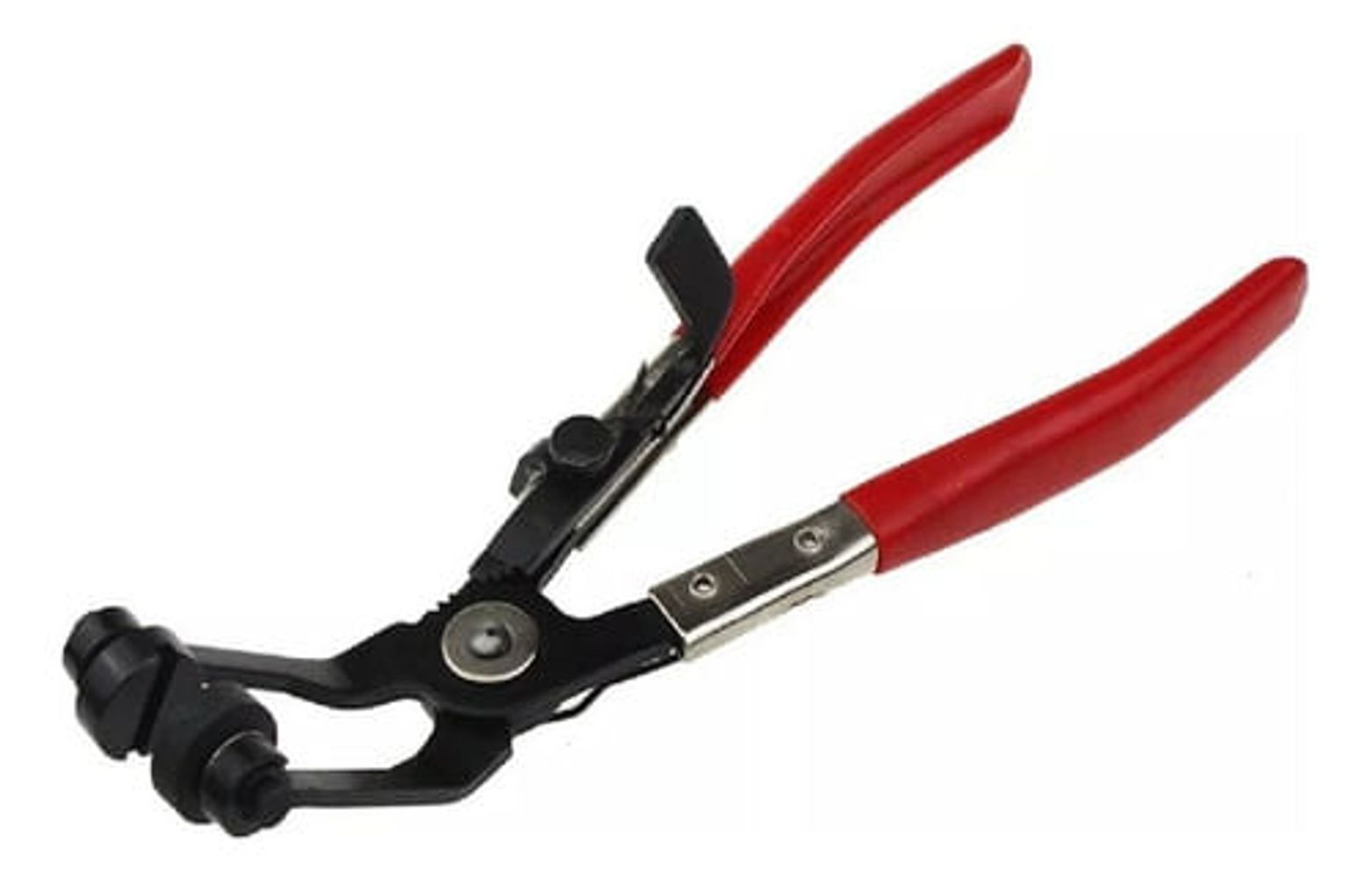 Pinza Curva Saca Abrazadera Con Traba Automotor Profesional