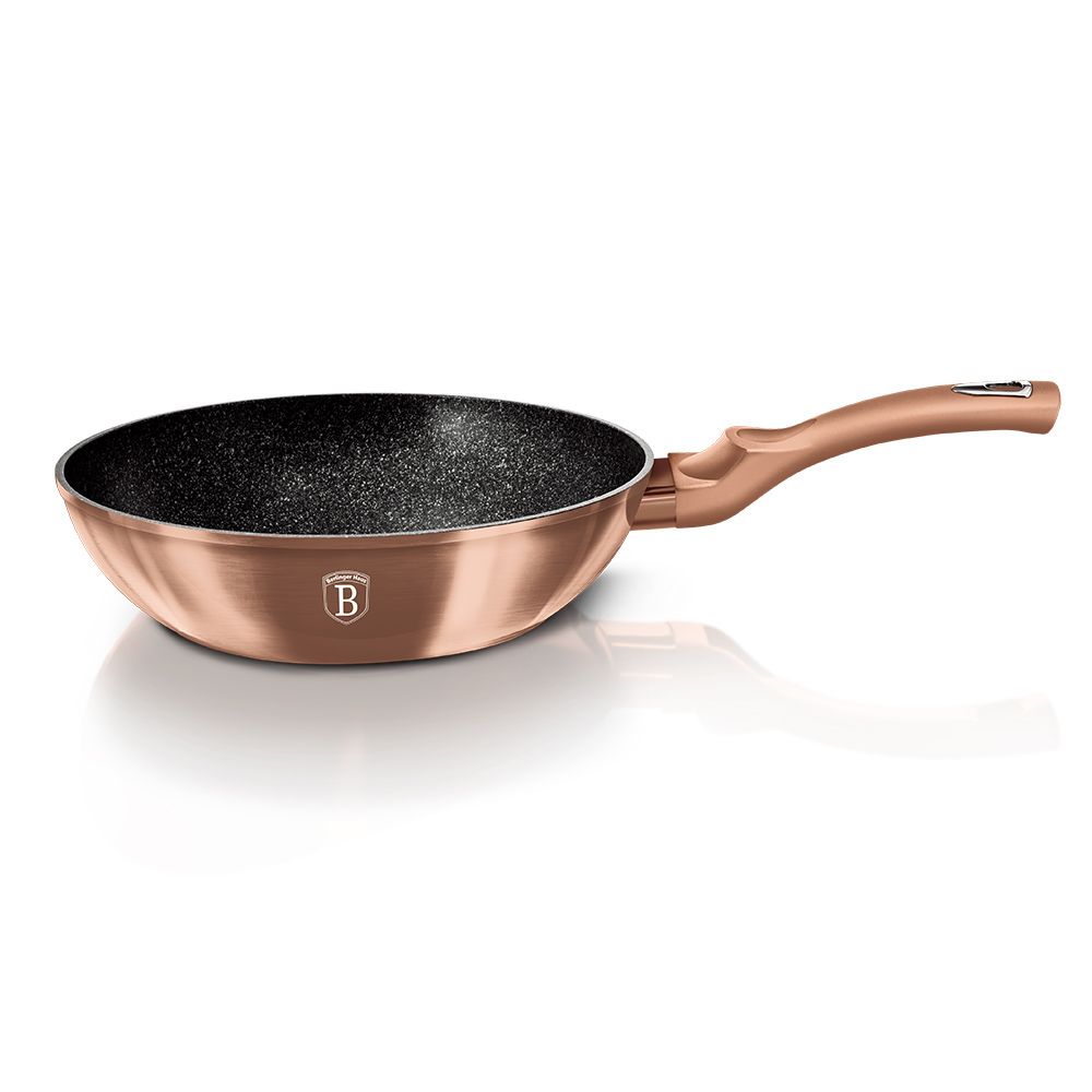 Berlinger Haus Metallic Line Edition Rose Gold 3.2 literes Wok 28*7 cm Ajándék alátéttel
