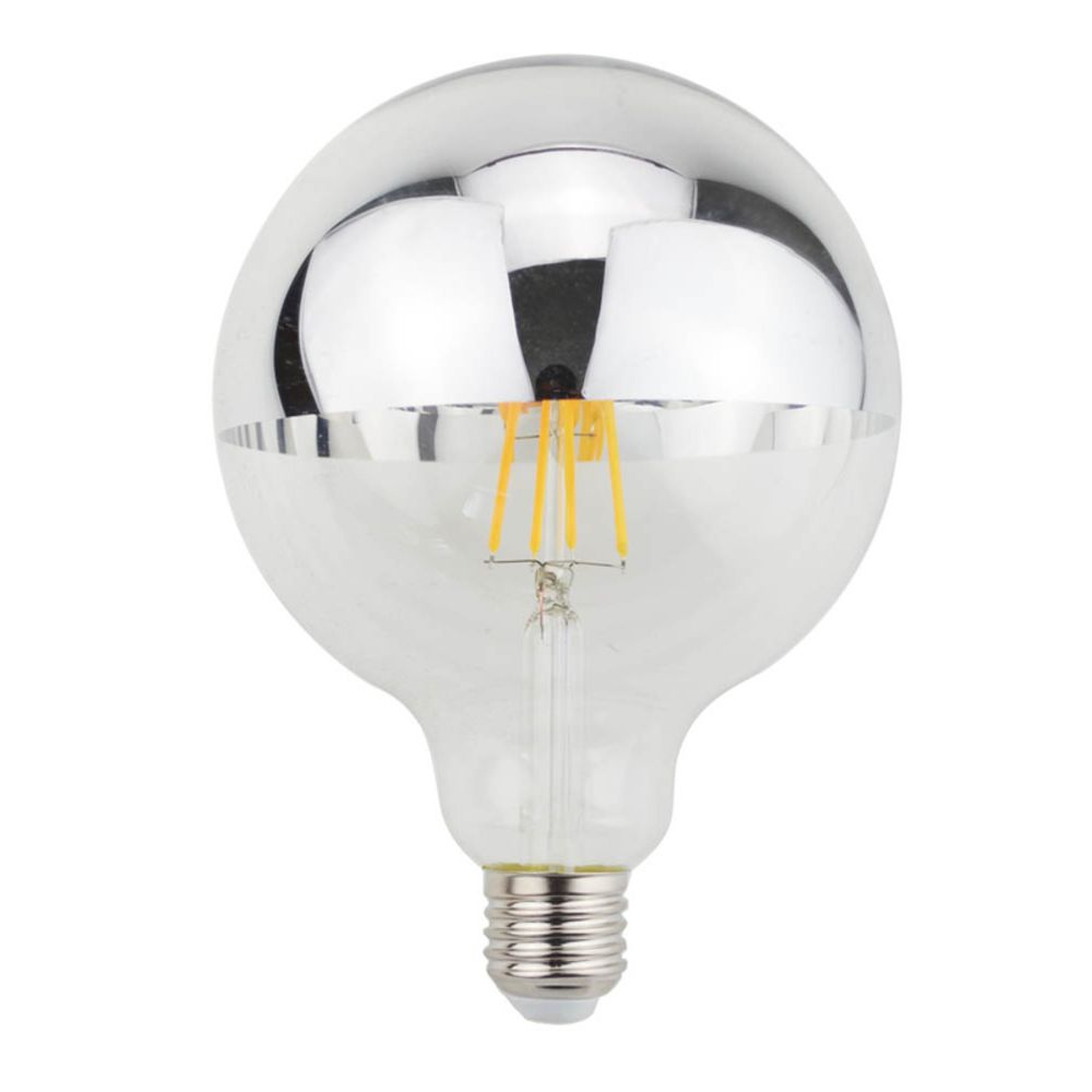 Espejo Redondo AURORA Plata 100 Cm ⋆ La Casa De La Lámpara