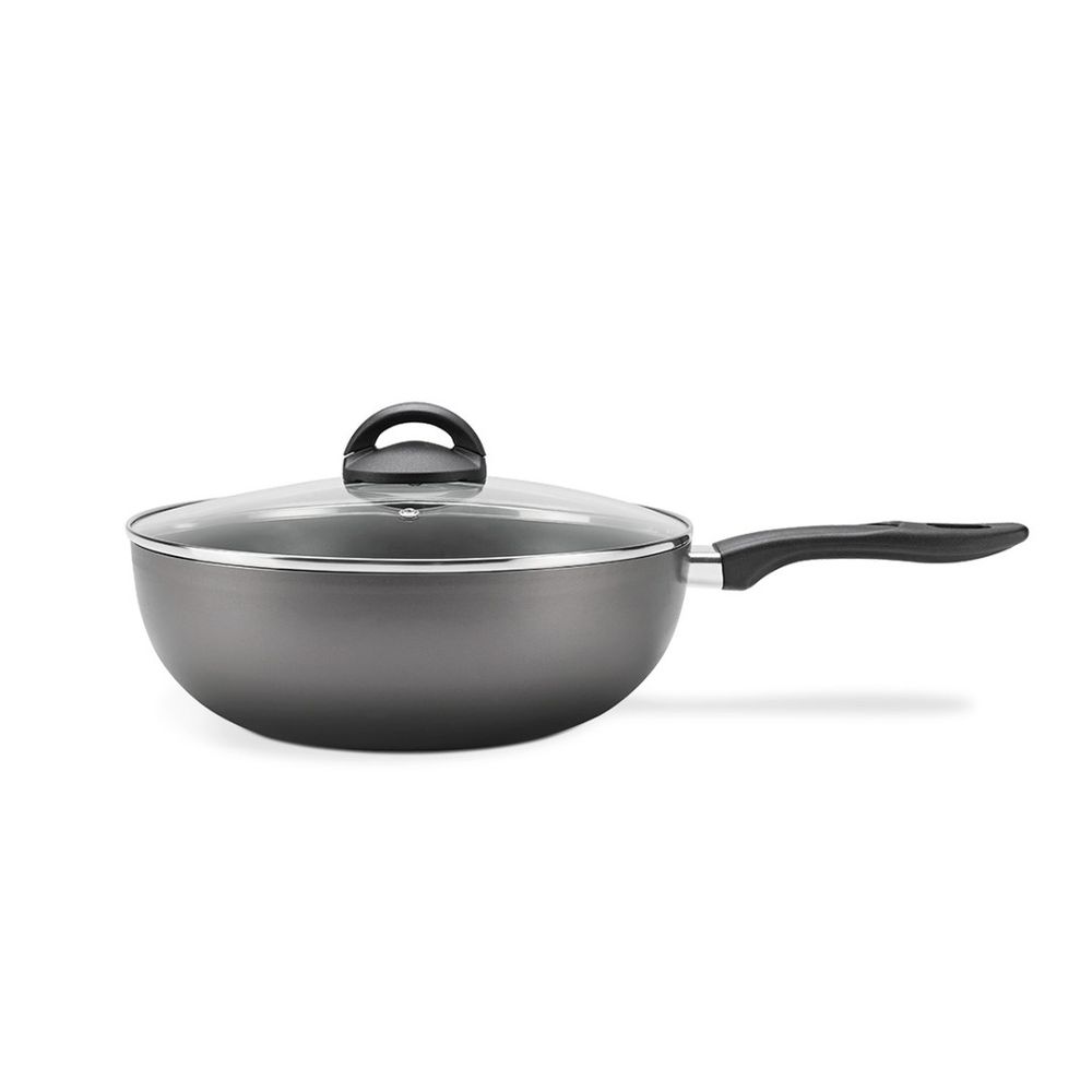 ROICHEN Wok de Aluminio con Tapa - 28 cm - Tienda Hong Kong Market