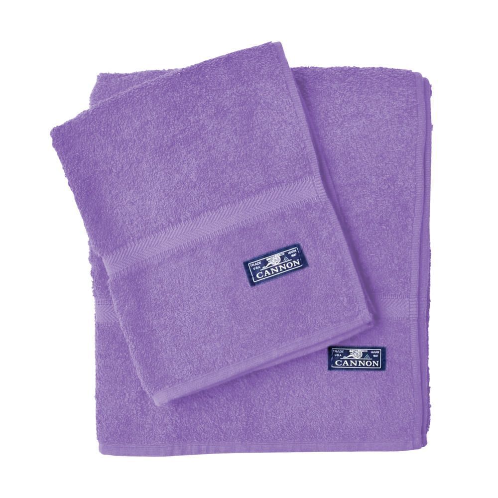 Set de Toalla y Toallon Cannon 520g 100% Algodon - Lila