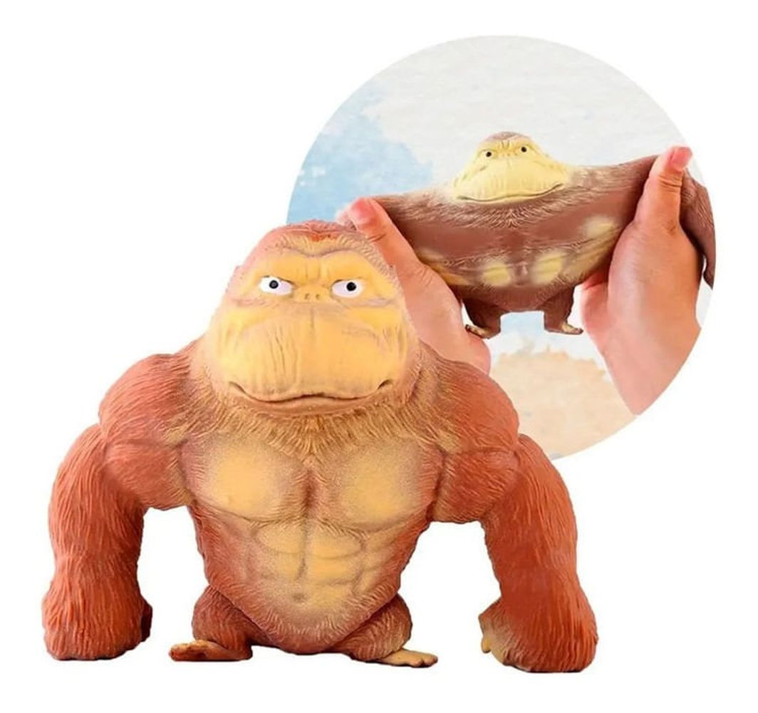 Squishy Gigante Para Estirar Anti Estrés Elástico Gorila 2kg