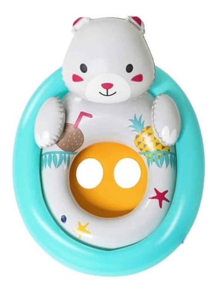 Asiento Flotador Inflable Bestway 34058 Animalitos 81x56cm
