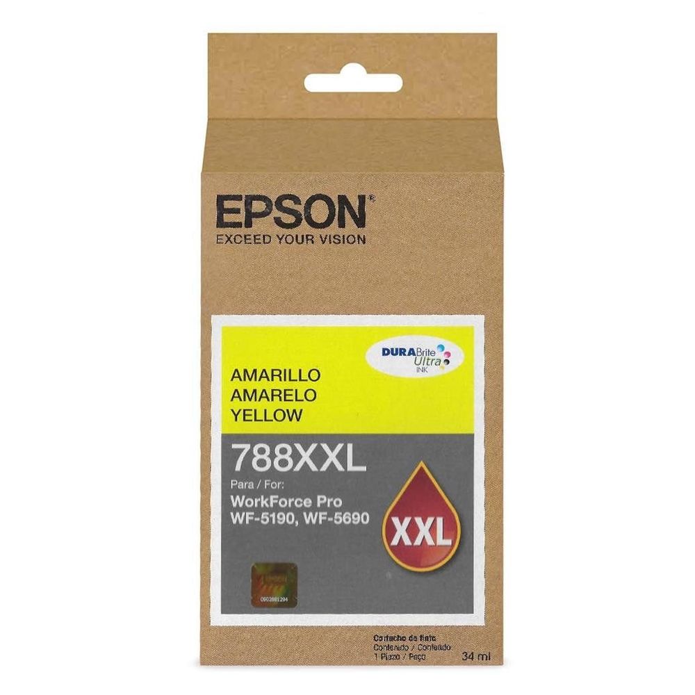 Cartucho De Tinta Epson T788xxl420 A Amarillo 4000 Copias Wf 51905690 4450