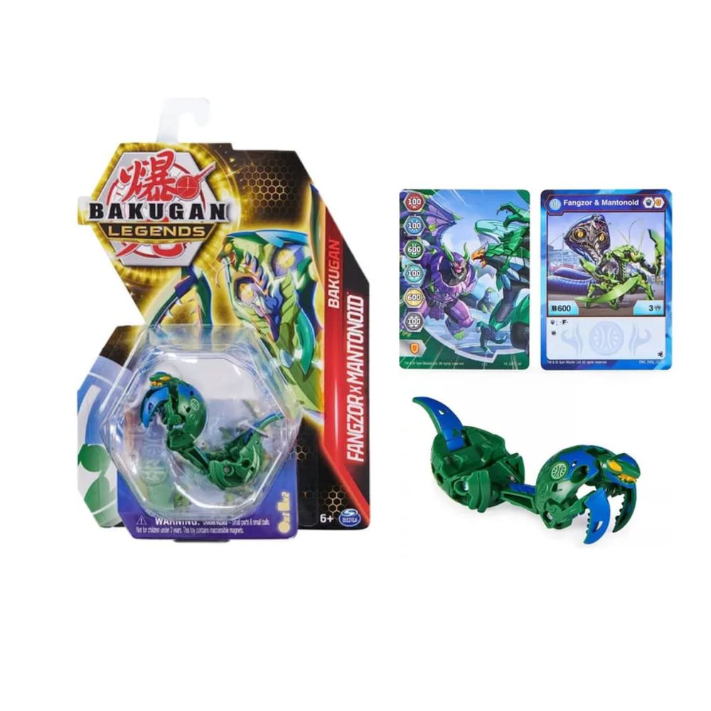 BAKUGAN Legends 2023 Cloptor x Apollyon - Figura da collezione e carte