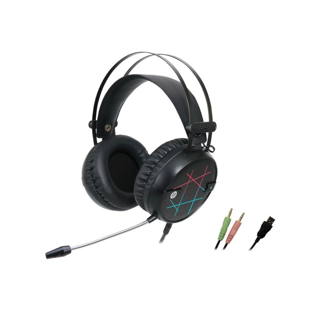 Auricular Gaming HP H160 Negro
