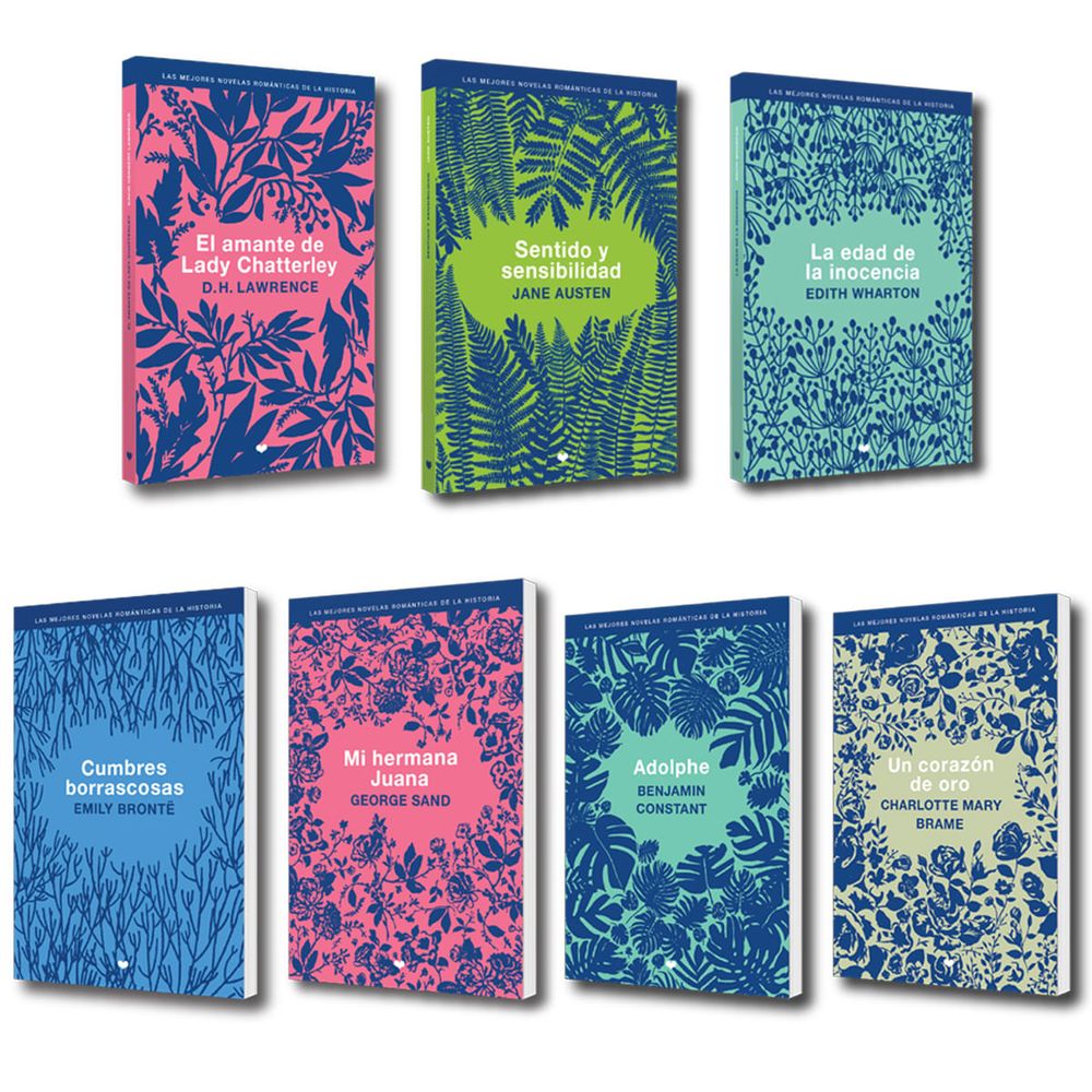 Clarín Colección Literatura Romántica Set 7 De 7 Libros