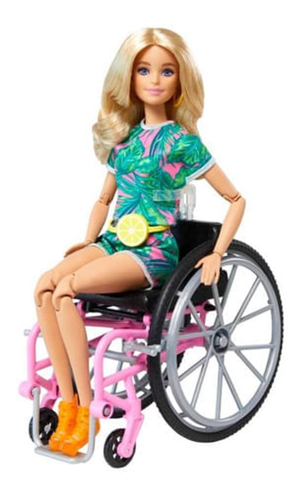 Muñeca Silla De Ruedas Barbie Fashionista Grb93