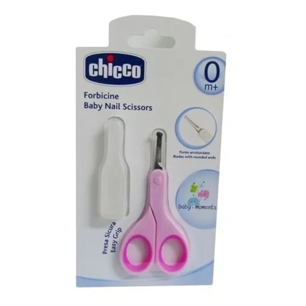 Tijera Para Uñas Chicco Baby Nail Scissors 0m+ Rosa