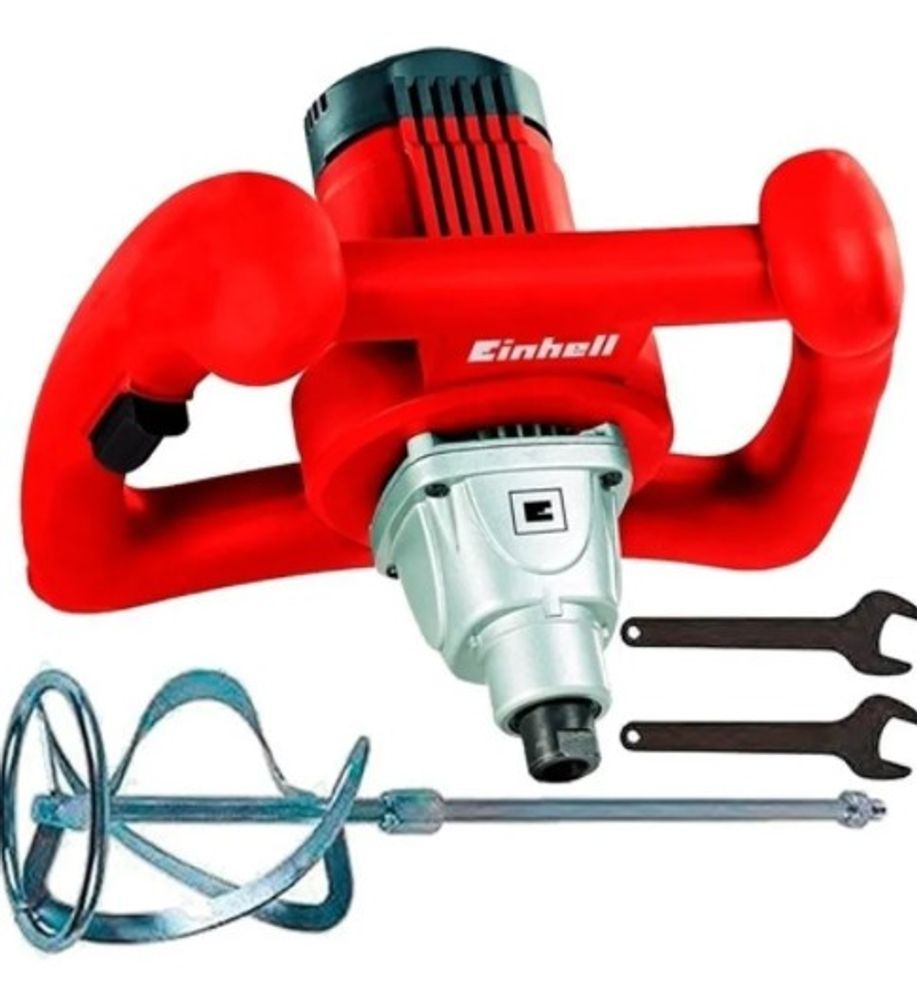 Miscelatore Elettrico Einhell Tc-Mx 1200 E - 1200W, Velocità Regolabile, Con Agitatore Per Malta E Pitture - Foto 6