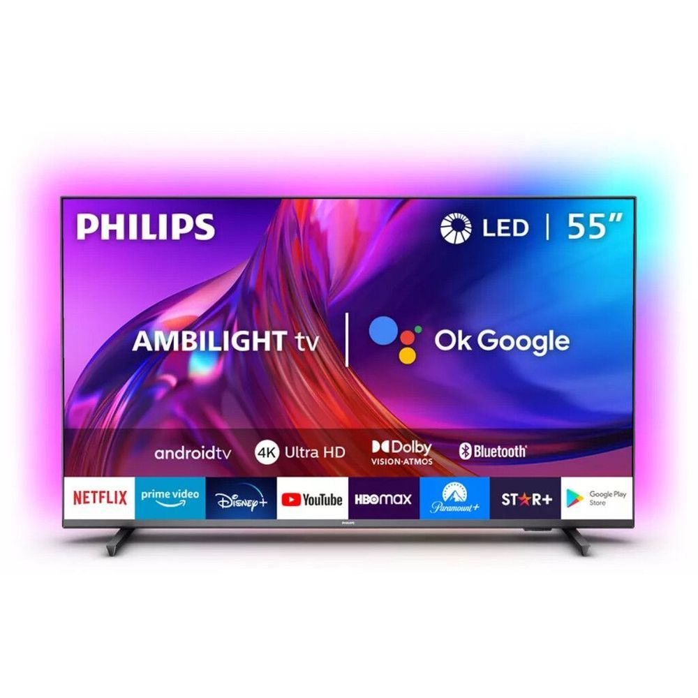 Led Smart Android Tv Philips 55'' Uhd 4k 55pud7906/77 Ambilight