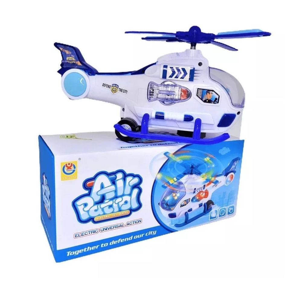 Helicóptero De Policía Simba Con Luces Y Sonidos – Incluye 2 Figuras, Radar Y Cable De Tracción, Pilas Incluidas – Juguete +3 Años