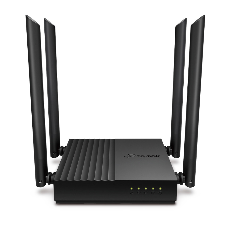 ROUTER TP-LINK ARCHER C64 AC1200 WIRELESS DUAL BAND GIGABIT 4 ANTENAS