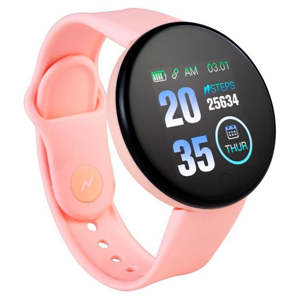 Smartwatch Mujer Reloj Inteligente Nictom NT14 + Malla Metal Rosa de Regalo