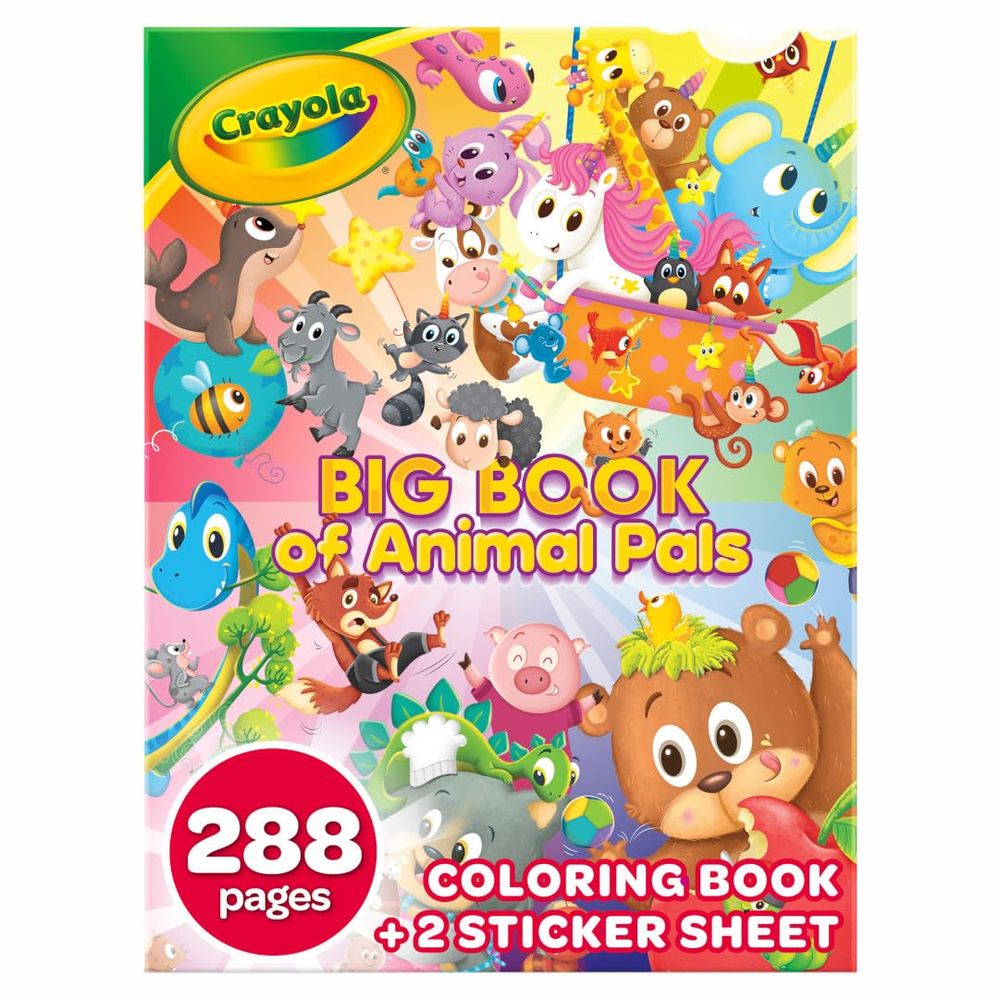 Crayola Libro para colorear, libro grande de
