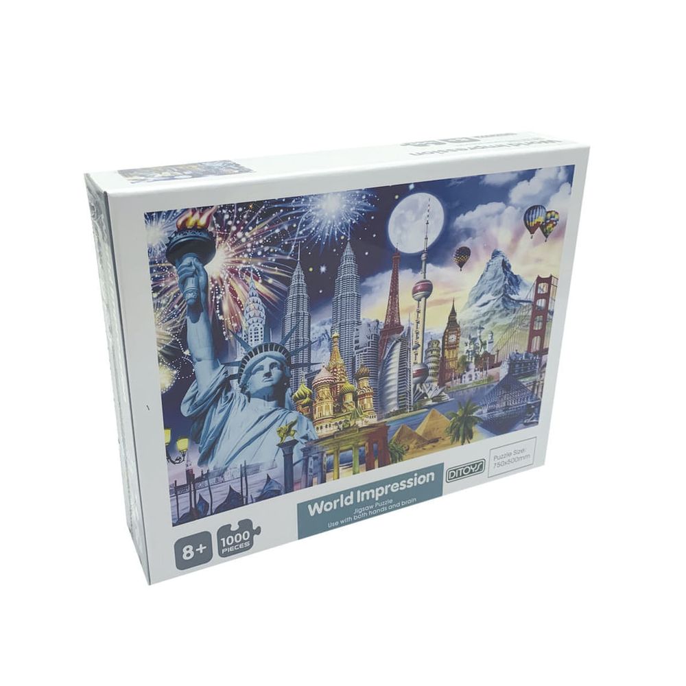 Rompecabezas Puzzle 1000 Piezas Ditoys Varios Modelos 2410 World Impression