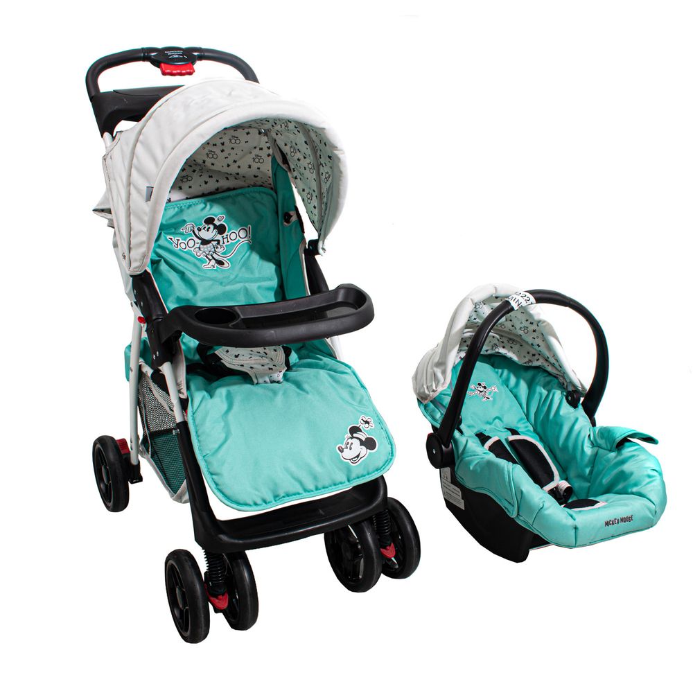 Coche Cuna de Bebe Travel System Disney Celeste Mickey