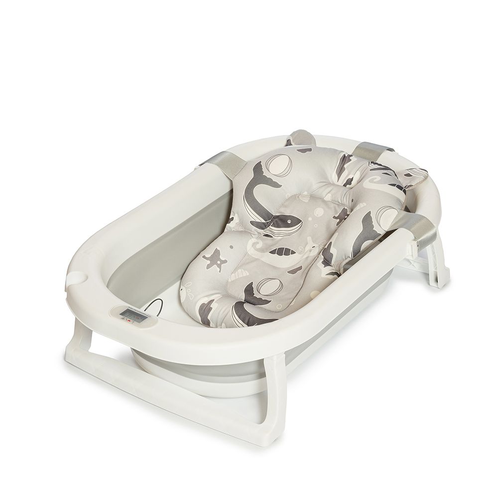 Bañadera Love Plegable con Reductor y Termómetro B324 Gris
