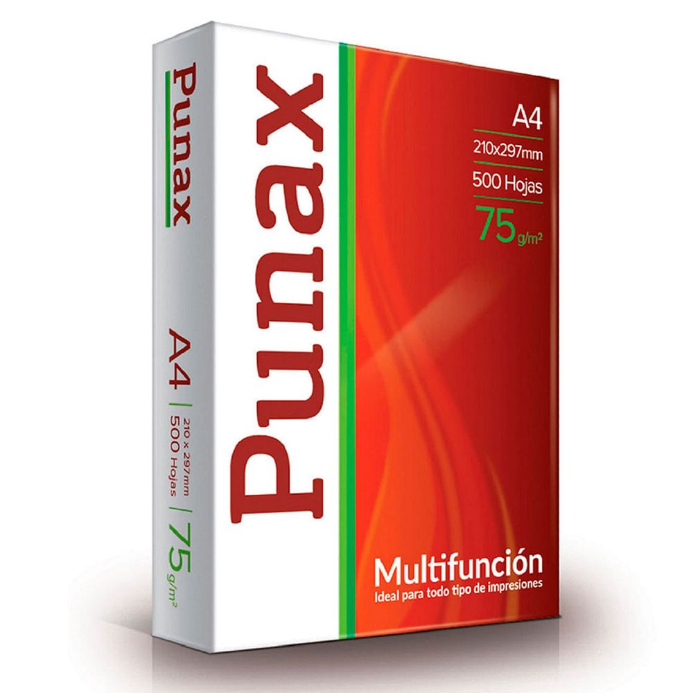 Resmas Punax A4 75 grs Caja de 10 Unidades