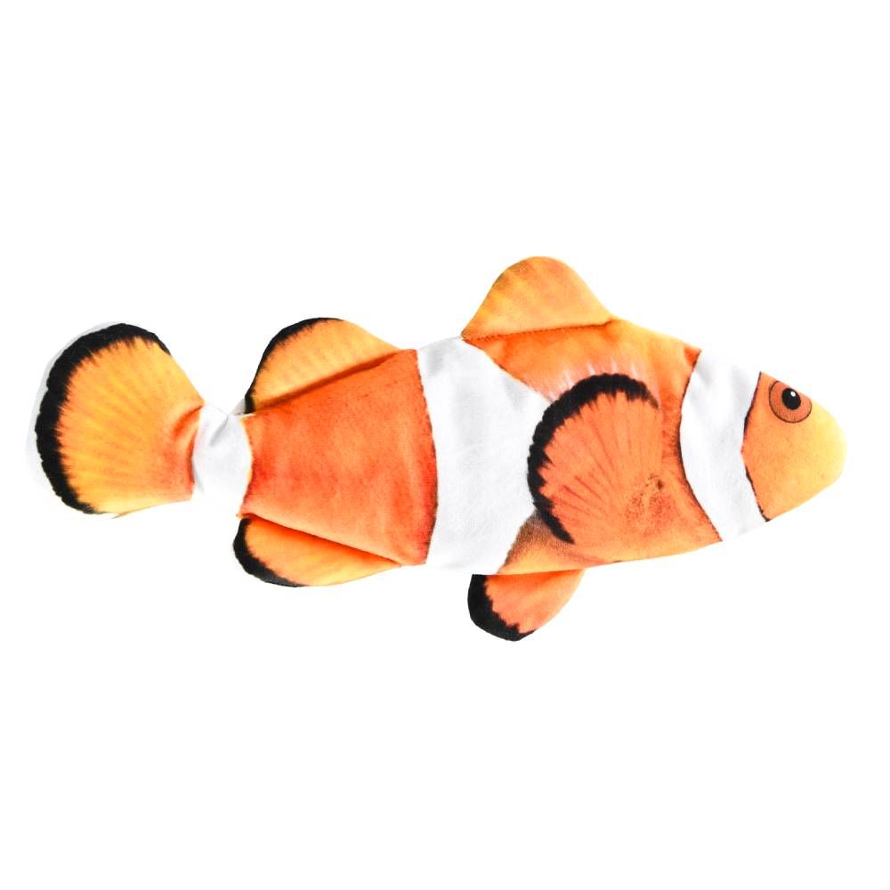 Ilustración Intensa De Un Pez De Color Naranja Y Blanco Con Calas Brillantes Aletas Ojo Brillante En Fondo Suave Image383575105