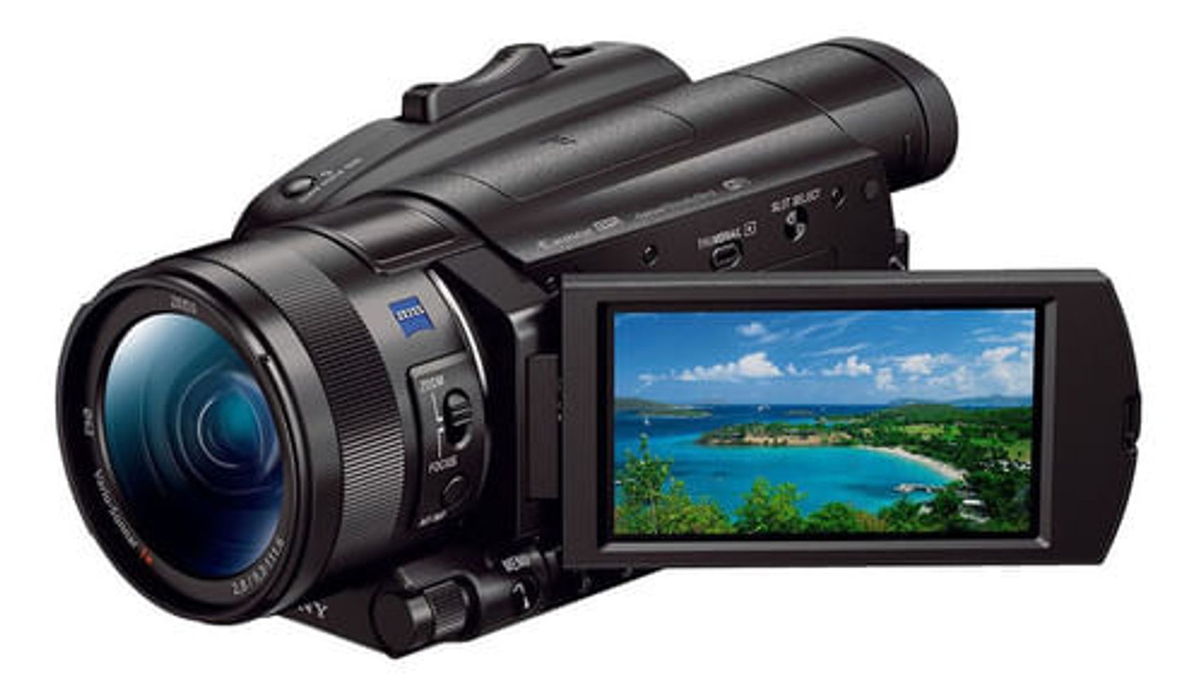 Plano Sin alterar Parte Camara Filmadora Video Handycam Sony 4K AX700 Sensor Exmor R