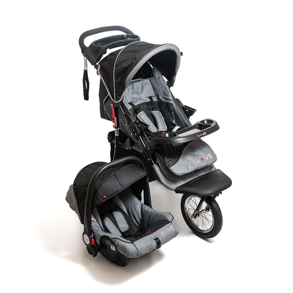 Cochecito Travel System Con Huevito Love 235 Negro