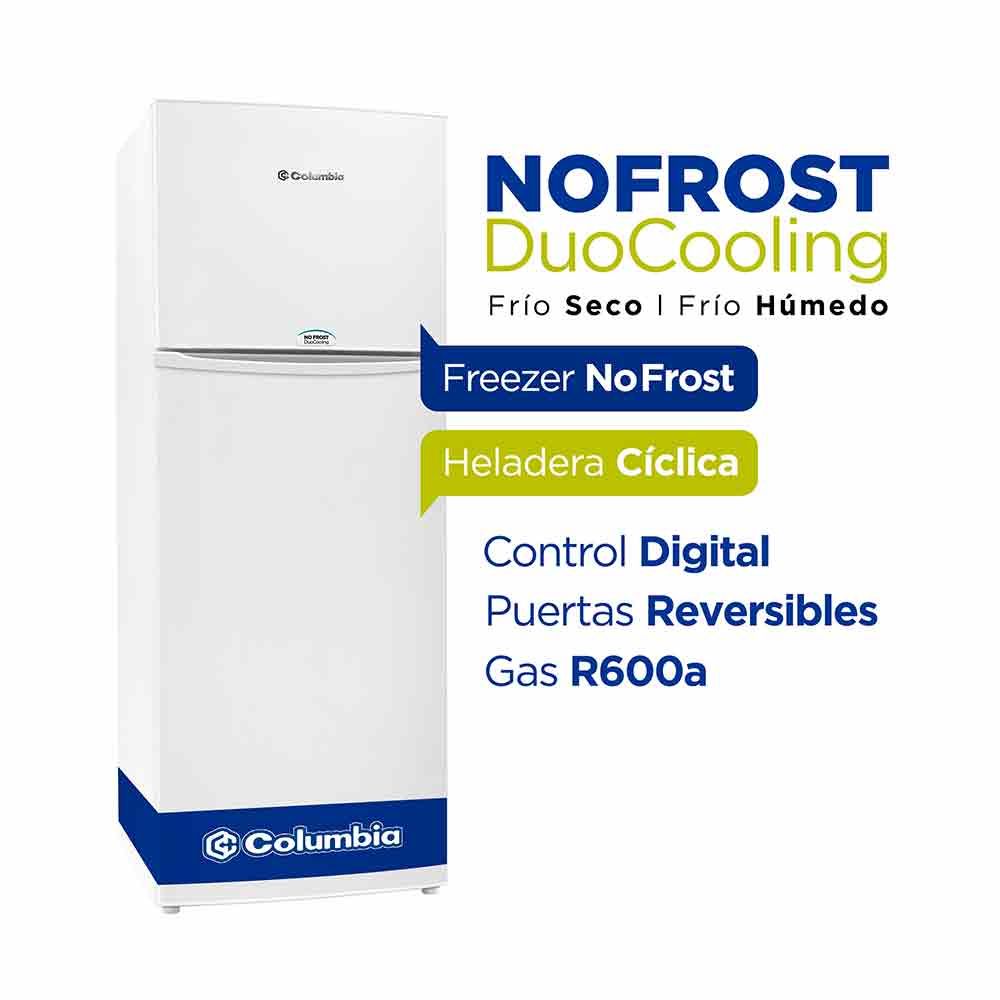 Heladera Columbia NO FROST DuoCooling Con Control Digital 413 Lts Color