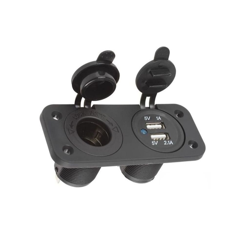 Electraline 35613 Multipresa Con 3 Prese E 2 Usb Cover In Silicone Protezione Contro Urti Grigio 2 M 83981916