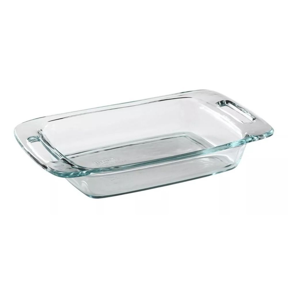 Pyrex Fuente Rectangular Asimetría Negro – Acero Con Antiadherente, Apta Horno Y Lavavajillas (1.87L, 25x20cm)