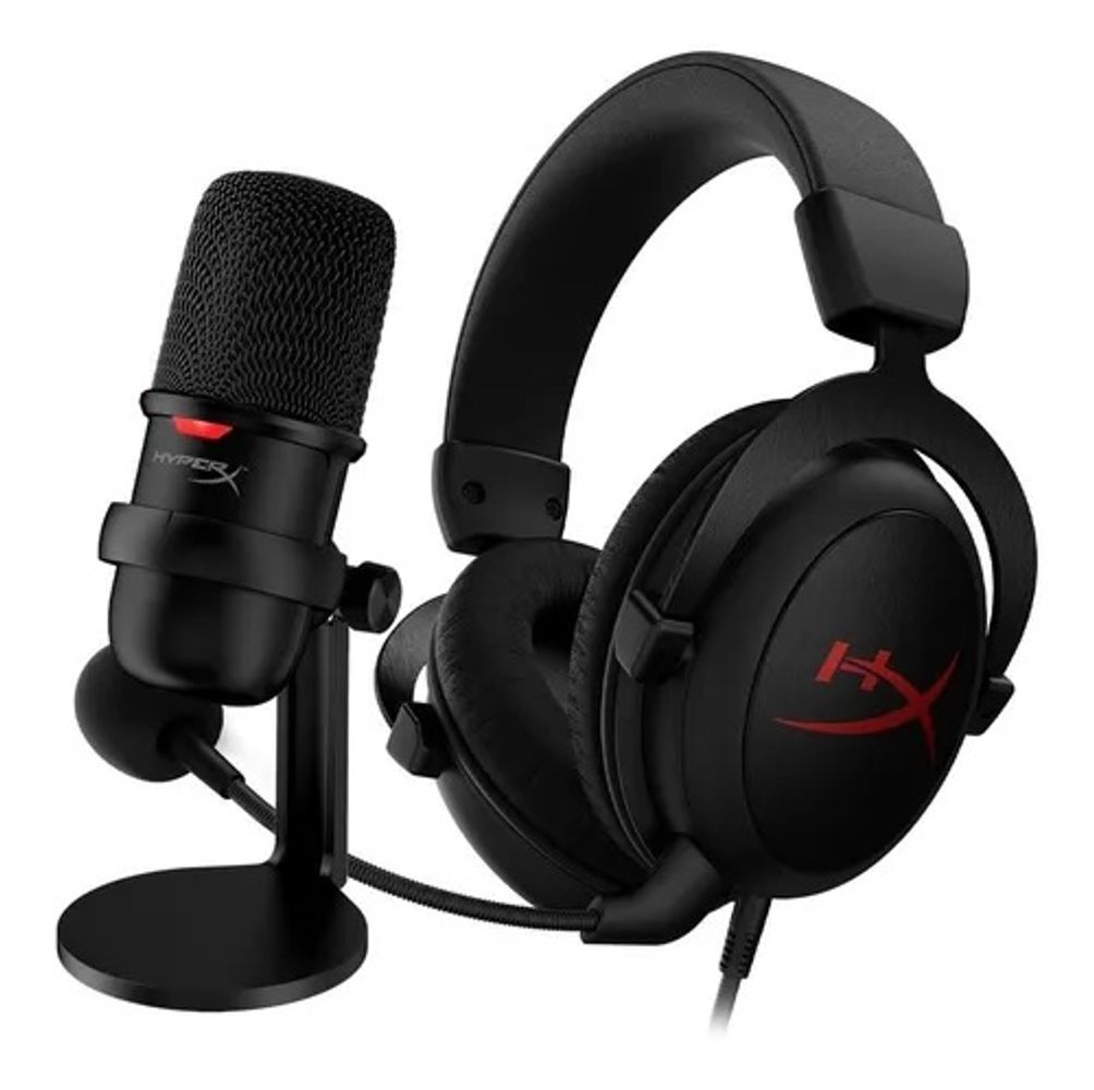 Combo Hyperx Streamer Starter Pack Kit Cloud Core Solocast 2679