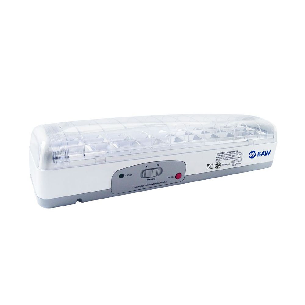 Luz De Emergencia Baw 30 LED 220V 5060Hz Autonomía 40hs