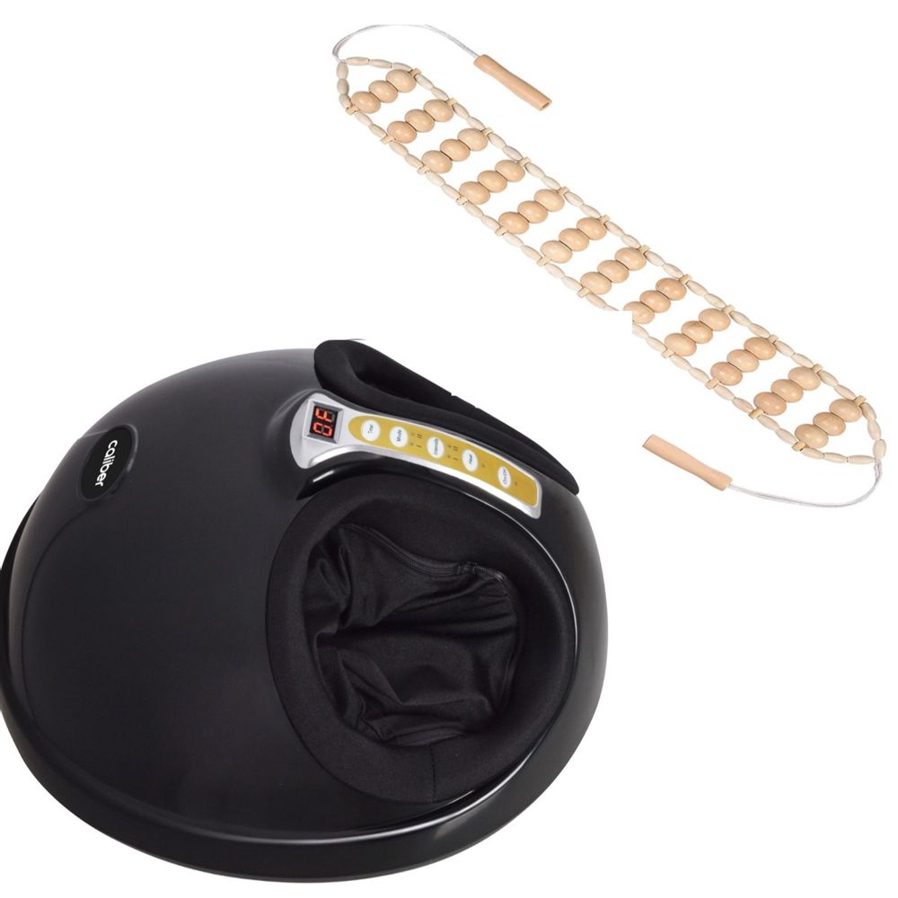 Combo Masajeador De Pies Caliber Reiki Calor Pantalla Tactil