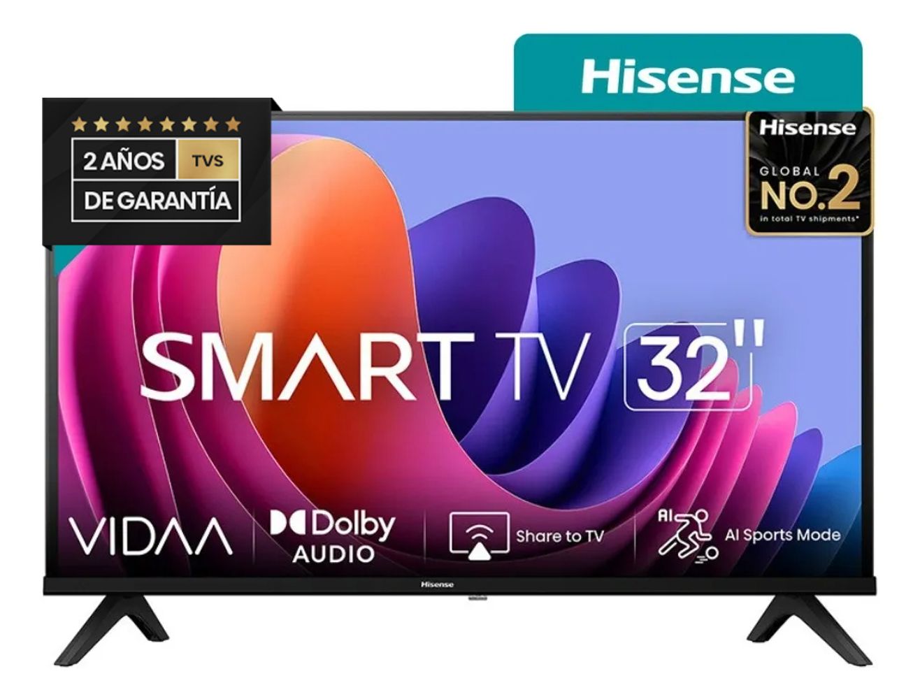 Smart Tv 32" Hisense HD VIDAA 32A42K