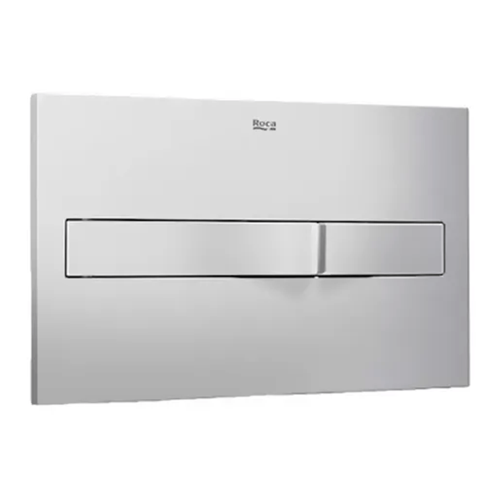 Roca RF890188308 Slendra In-Wall PL7 DUAL  ONE  - Dual Flush Operating Plate For Concealed Cistern Crystal Finish