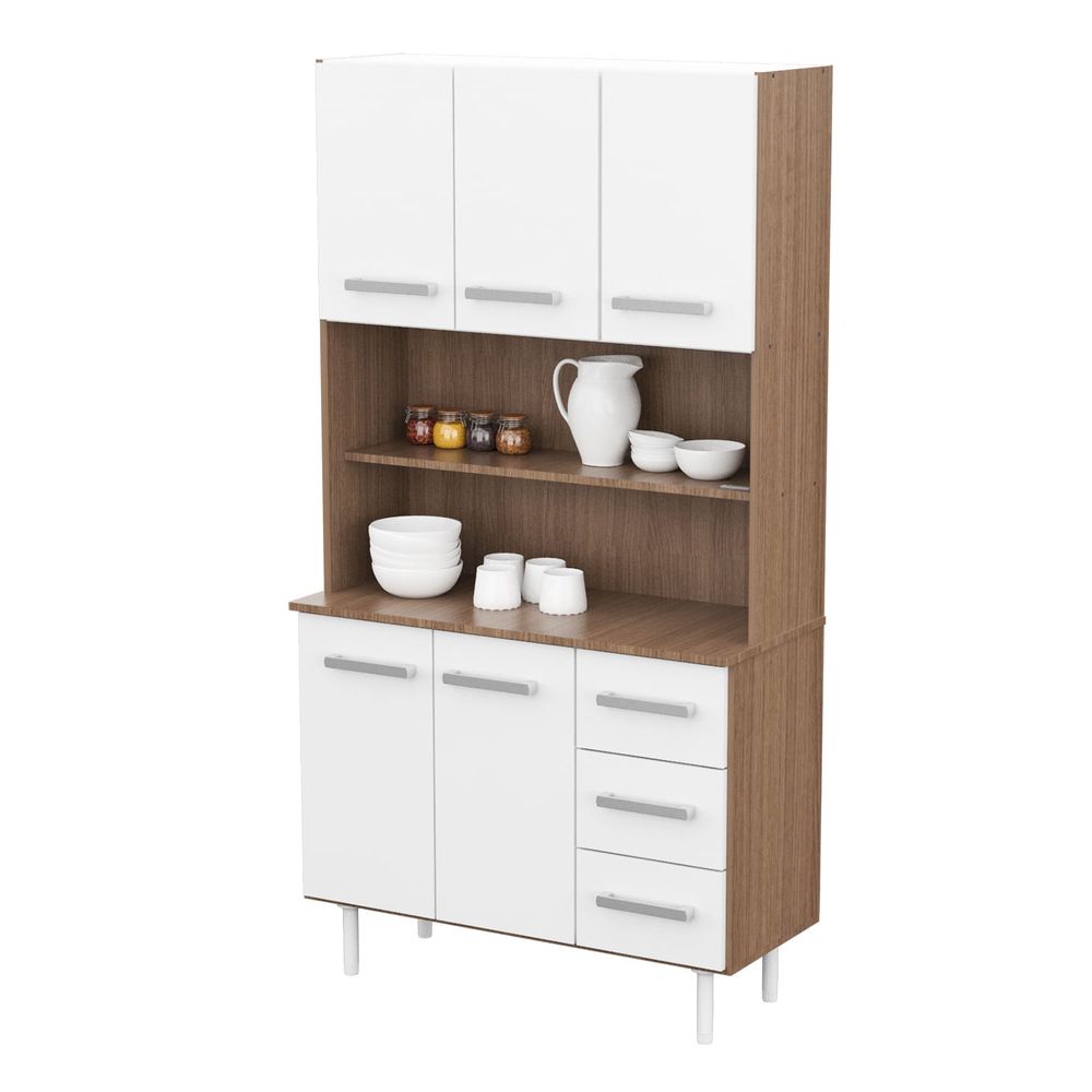 Mueble Cocina Mosconi 1,20m Organizador Melamina