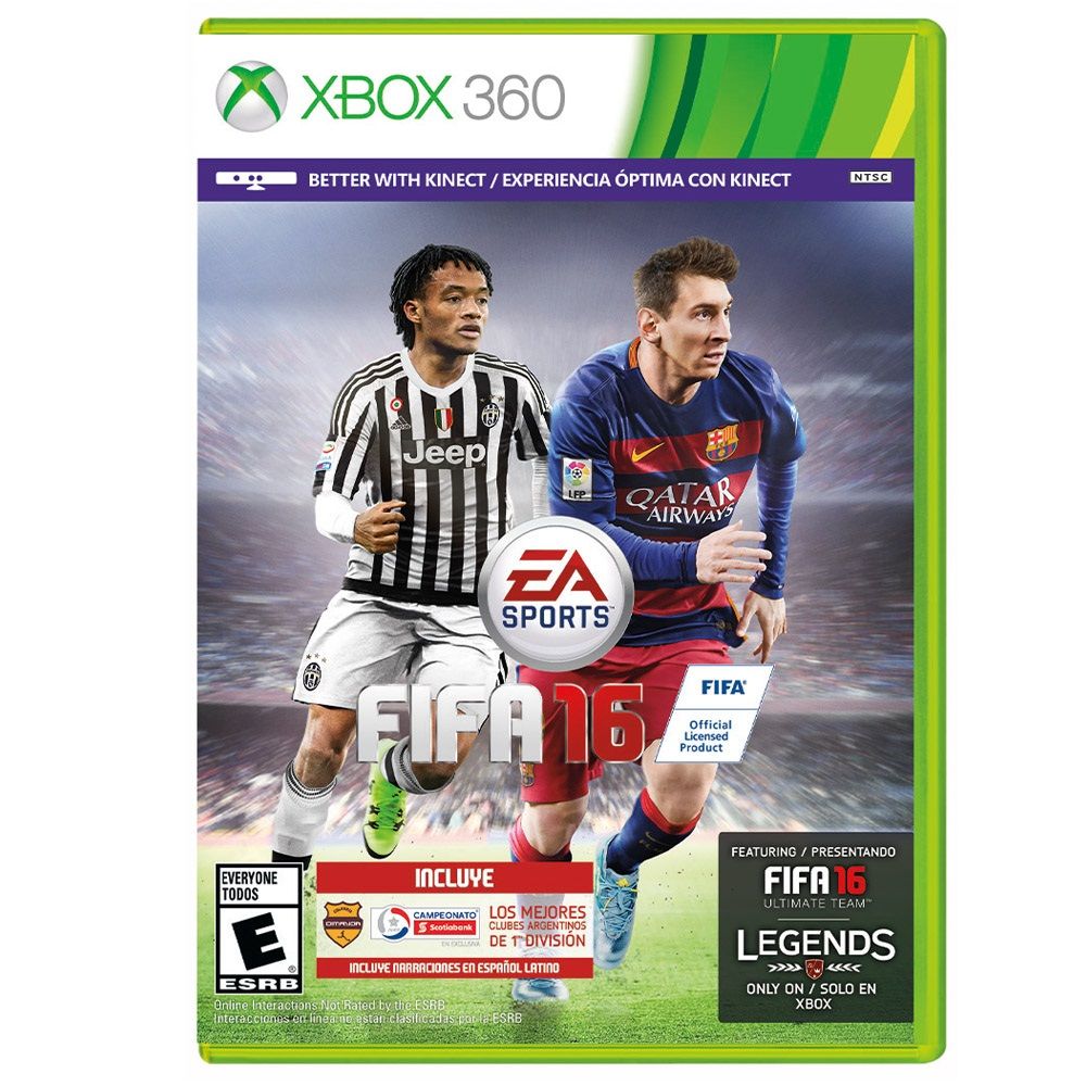 Juego Xbox 360 EA Sports FIFA 16