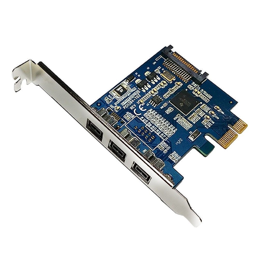 Placa Pcie X1 A Firewire 1394b Pci Express A 3 Firewire 800