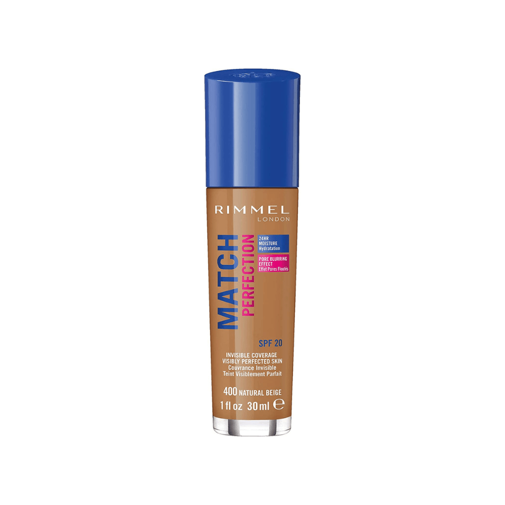 Base Rimmel Base Maquillaje Rimmel Match Perfection 30ml - 400 natural beige