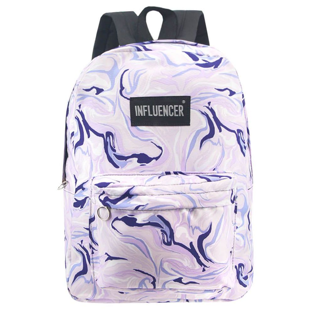 Mochila Influencer 16 Estampada Diseno Tendencia Urbana