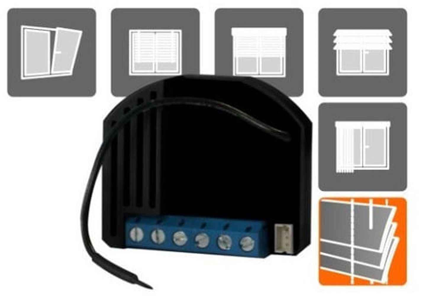 Shutter Dc Window Zwave Casa Inteligente