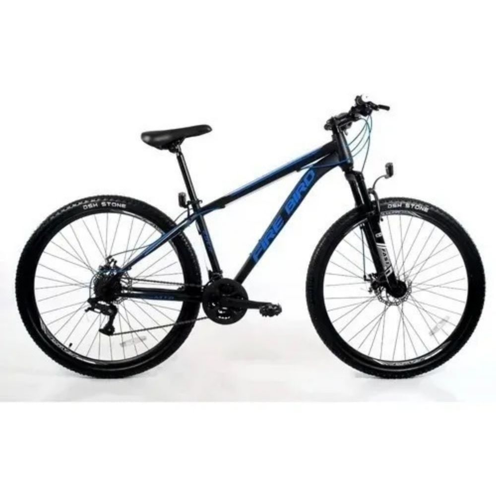 Bicicleta Fire Bird Mtb Rodado 29 21v Suspensi n Freno Meca Negro Azul